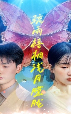 疏雨梧桐浅月朦胧海报