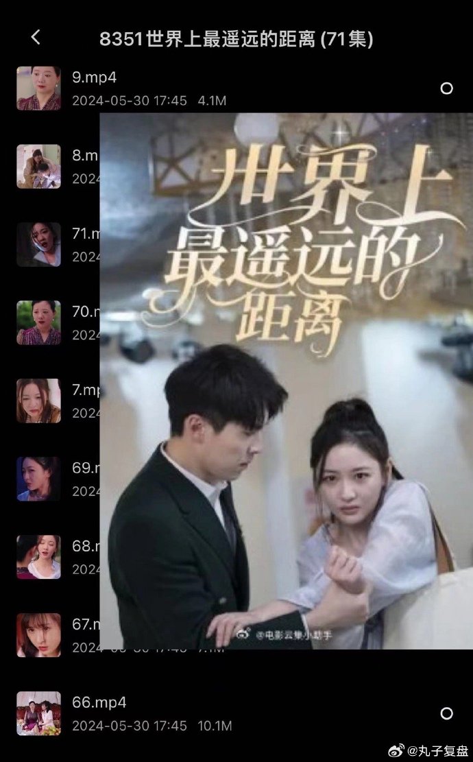 世界上最遥远的距离海报