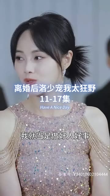 离婚后洛少宠我太狂野海报