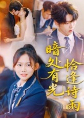 暗处有光恰逢诗雨海报