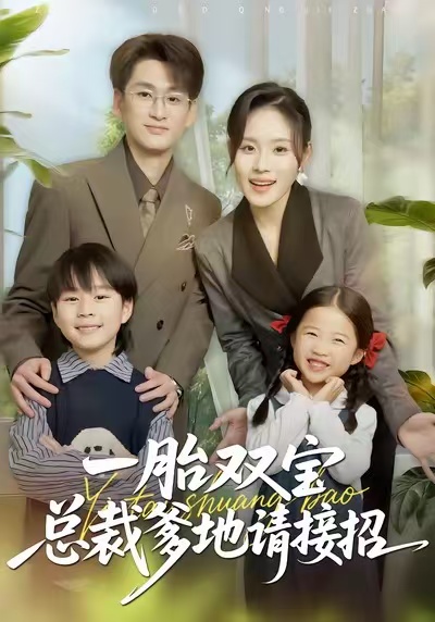 一胎双宝总裁爹地请接招海报