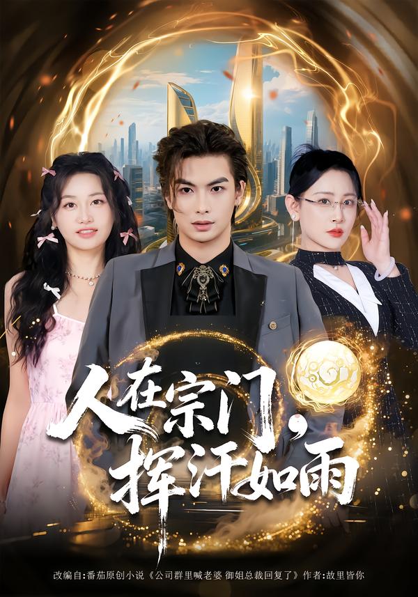 人在宗门，挥汗如雨海报